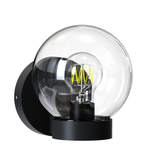 Rund glas plast væglampe HR60771 Rund glas plast væglampe HR60771