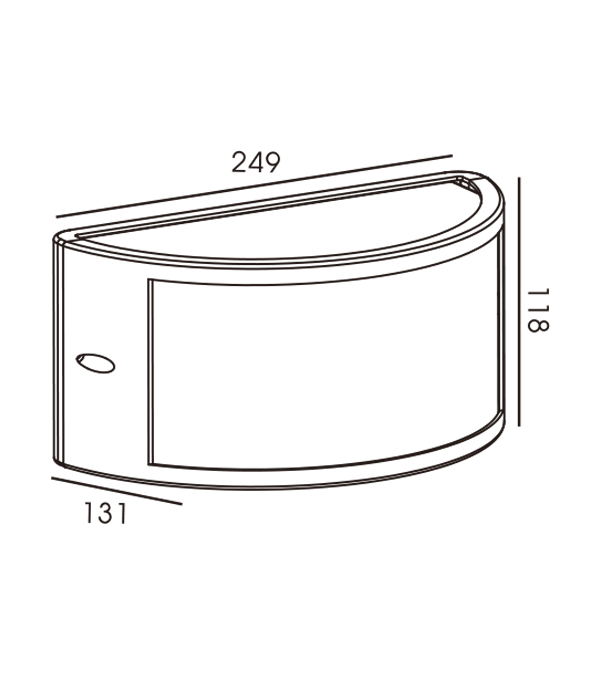 Type D Væglampe HR60531 Type D Væglampe HR60531