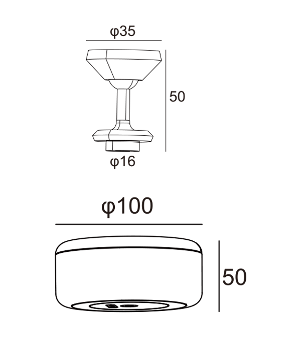 Magnetisk opladningslys HR95018 Magnetisk opladningslys HR95018