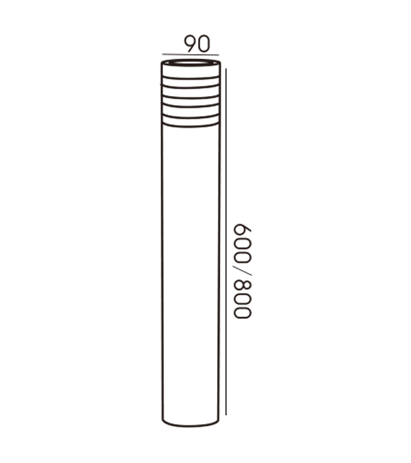 90 Cirkulær trelags gennemsigtig havelampe HR60063-600 90 Cirkulær trelags gennemsigtig havelampe HR60063-600