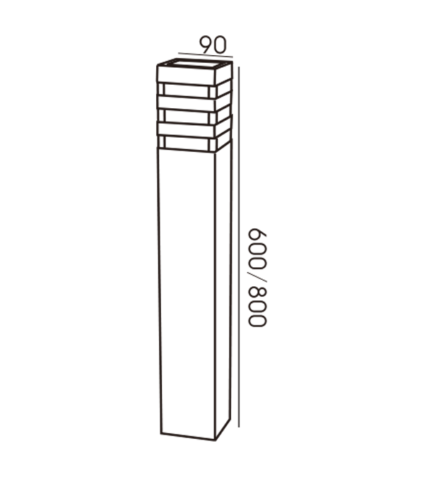 90 Firkantet tre-lags transparent Euro-havelys HR60062-600 90 Firkantet tre-lags transparent Euro-havelys HR60062-600