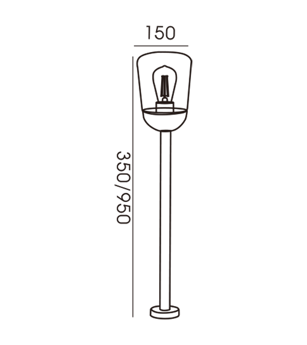 950 Fladglas Havelys HR60112-950 950 Fladglas Havelys HR60112-950