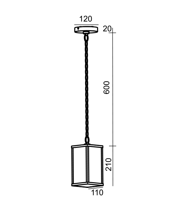 Firesidet glaslyskontrollysekrone HR60722-830 Firesidet glaslyskontrollysekrone HR60722-830