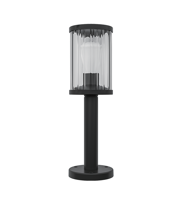 Lodret stribet glas LED-havelampe HR60132-600 Lodret stribet glas LED-havelampe HR60132-600