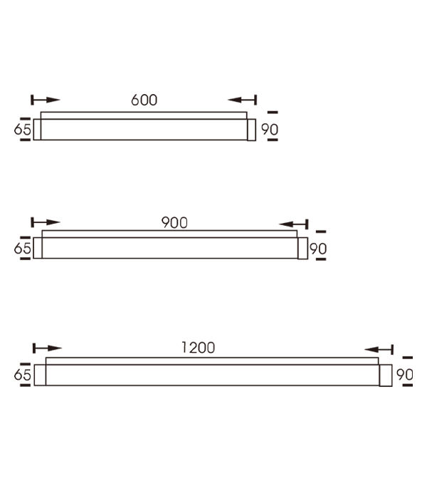 LED spejllys HR50001 LED spejllys HR50001