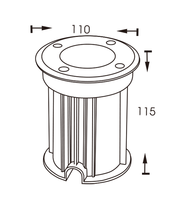 110 Garden Begravet Lampe HR20025 110 Garden Begravet Lampe HR20025
