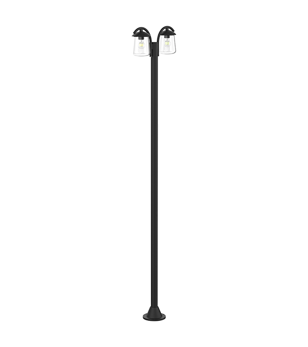Dobbelthoved flad top havelampe HR60703 Dobbelthoved flad top havelampe HR60703