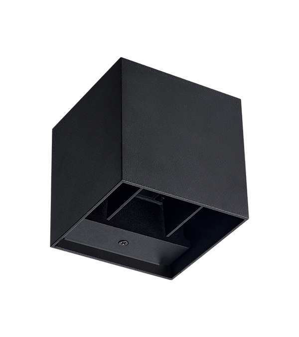 100 Square LED Tovejsdæmpende væglampe HR60432-LED 100 Square LED Tovejsdæmpende væglampe HR60432-LED