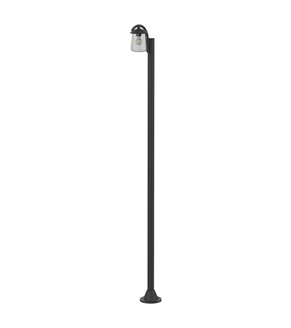 Enkelthoved flad top havelampe HR60702 Enkelthoved flad top havelampe HR60702